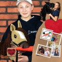 Hobby Horse Skippi Karmel A3 - kantar i wodze w zestawie - beżowy Skippi