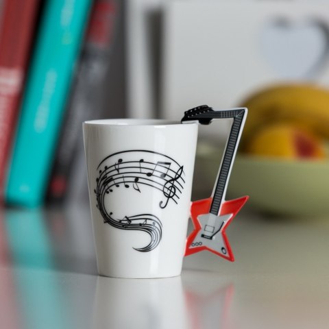 Kubek Muzyka Gitara prezent dla nauczyciela nutki Froster Kubek Muzyka Gitara prezent dla nauczyciela nutki Froster