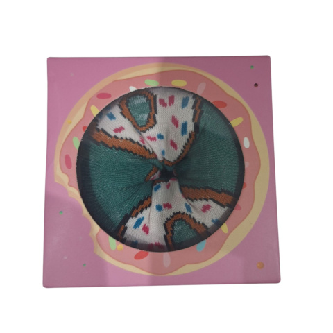 Skarpetki zielone z donutami Skarpetki zielone z donutami