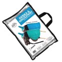 Zestaw Skippi - Hobby Horse Gniady - Derka i nauszniki - mięta i niebieski Skippi