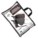 Zestaw Skippi - Hobby Horse Gniady - Derka i nauszniki - szary i brąz Skippi