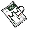 Zestaw Skippi - Hobby Horse Gniady - Derka szary i brąz - Kantar c-zielony Skippi