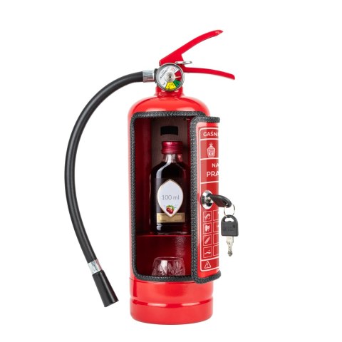 Gaśnica Mini Barek - Na palące pragnienie - schowek na alkohol, butelkę Gaśnica Mini Barek - Na palące pragnienie - schowek na alkohol, butelkę