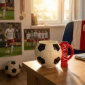 Kubek piłka z szalikiem - Polska i podkładka piłka - prezent dla kibica Sprintigo