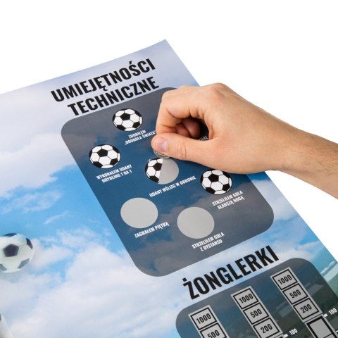 Mata piłkarska Sprintigo ProMat XXL 180x120 i Zdrapka Piłkarza - zestaw Sprintigo