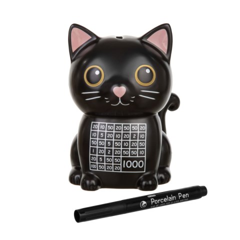 Skarbonka wykreślana Kotek - uczy oszczedzania motywuje - wyzwanie cel 1000 Froster