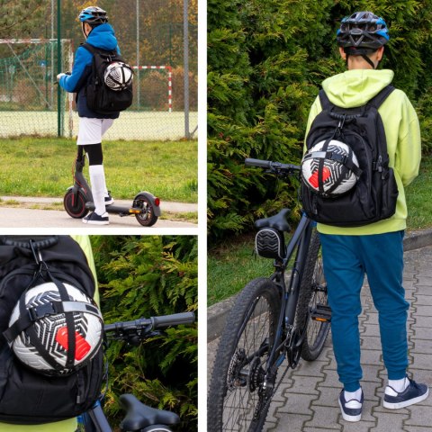 Uchwyt na piłkę Sprintigo - czarny - prezent dla młodego piłkarza Sprintigo