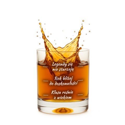 Urodzinowa szklanka do whisky - prezent dla chłopaka na 18 urodziny Froster Urodzinowa szklanka do whisky - prezent dla chłopaka na 18 urodziny Froster