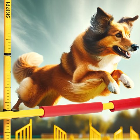 Worek prezentowy Hobby Horse Skippi z koniem szarym i przeszkodą Skippi