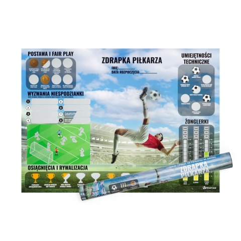 Zdrapka Piłkarza Sprintigo - piłkarski prezent pod choinkę dla chłopca Sprintigo