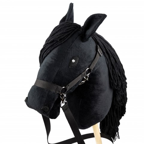 Zestaw Skippi - Hobby Horse Czarny i przeszkoda do skakania 135 cm Skippi