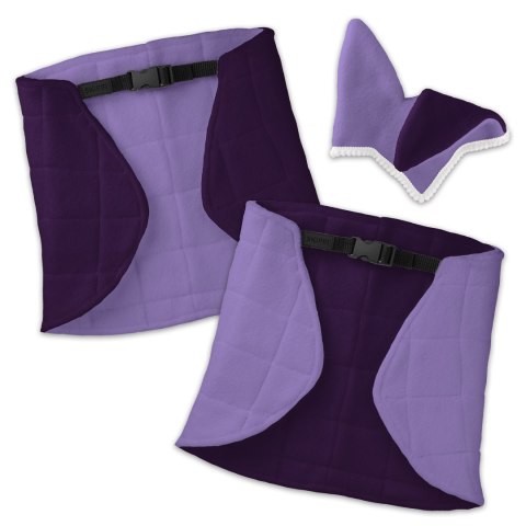 Zestaw Skippi - Hobby Horse Gniado - srokaty - Derka wrzos i śliwka Skippi